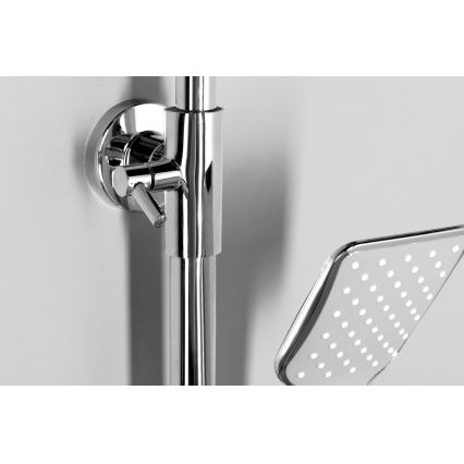 Aqualine - Duschset mit Armatur FACTOR glänzender Chrom