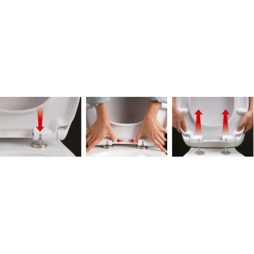 Aqualine - Toilettensitz SOFIA SoftClose weiß