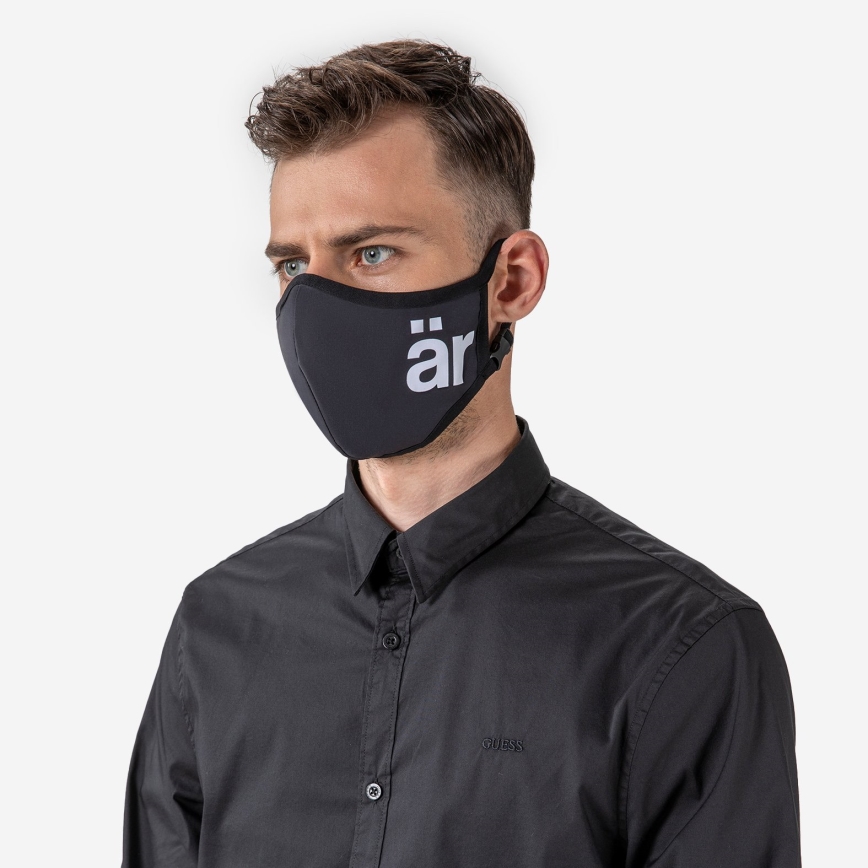 ÄR Antivirale Atemschutzmaske - Big Logo L - ViralOff 99% - effektiver als FFP2