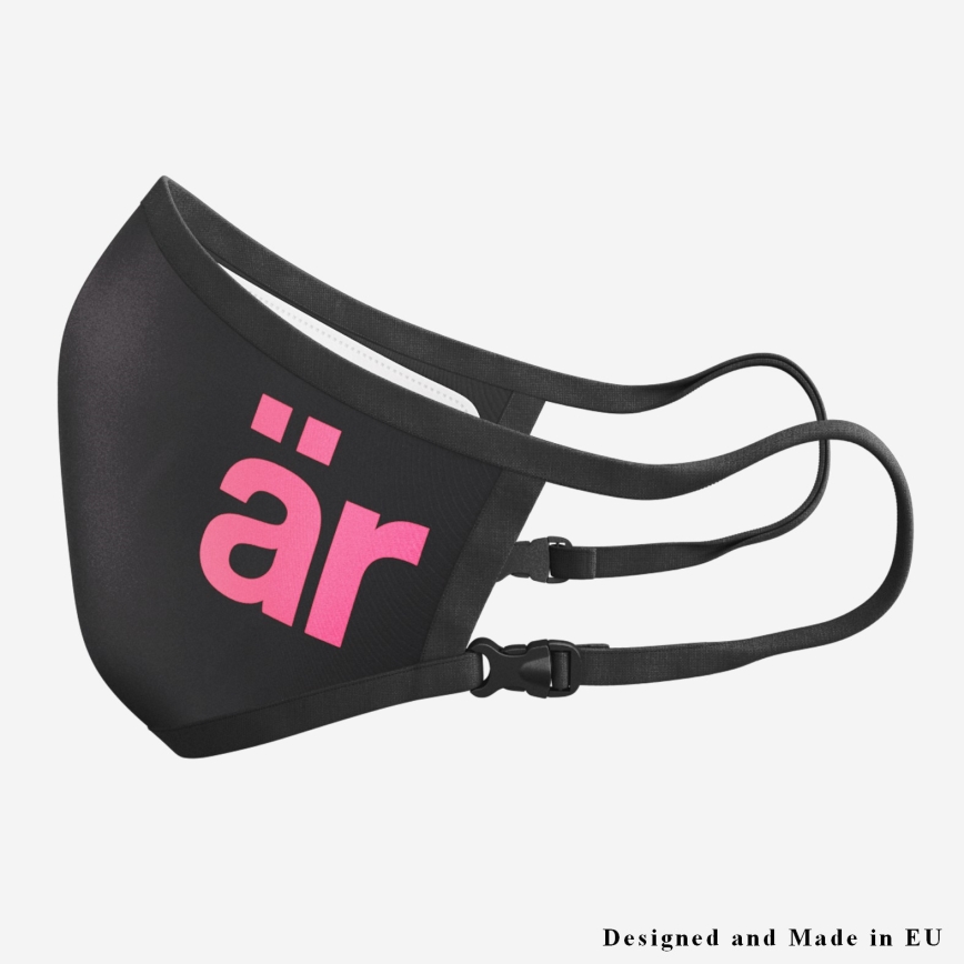 ÄR Antivirale Atemschutzmaske - Big Logo S - ViralOff® 99% - wirksamer als FFP2