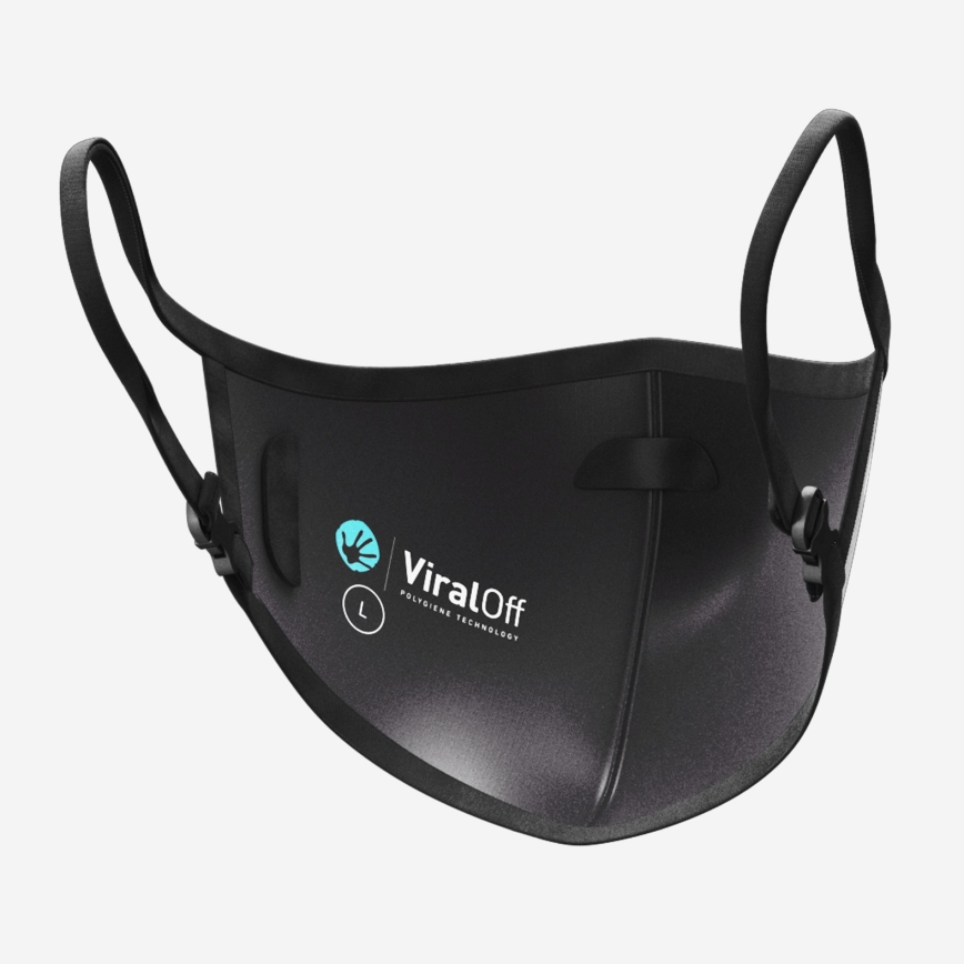ÄR Antivirale Atemschutzmaske - Big Logo S - ViralOff® 99% - wirksamer als FFP2