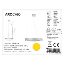 Arcchio - LED-Hängeleuchte an Schnur PIETRO 2xLED/45W/230V