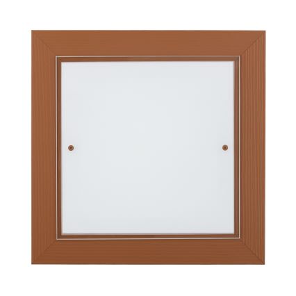 Argon 1867 - Deckenleuchte TABOR 4xE27/15W/230V 42x42 cm in Terrakotta