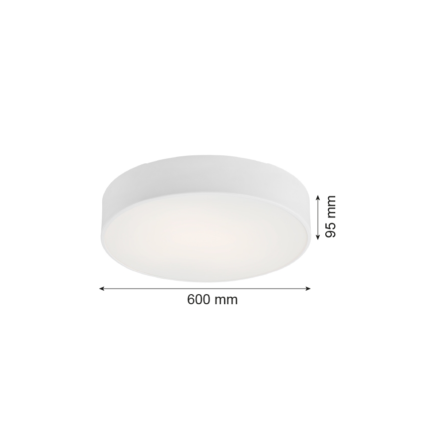Argon 2082 - Deckenleuchte DARLING 5xE27/15W/230V Ø 60 cm weiß