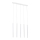 Argon 2136 - Hängeleuchte an Seil ETNA 5xG9/6W/230V weiß