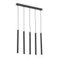 Argon 2137 - Hängeleuchte an Seil ETNA 5xG9/6W/230V schwarz