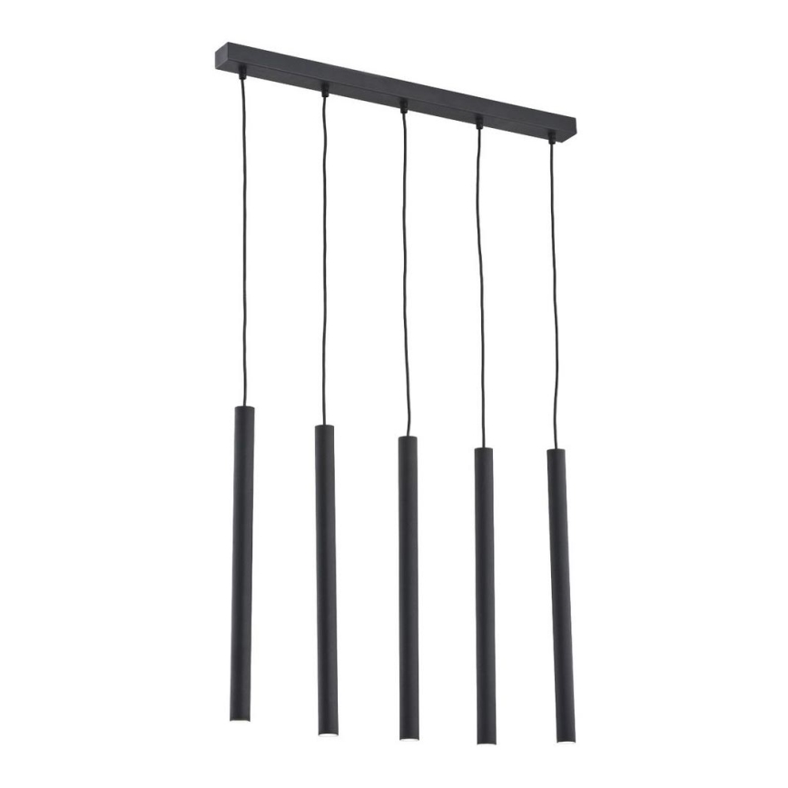 Argon 2137 - Hängeleuchte an Seil ETNA 5xG9/6W/230V schwarz