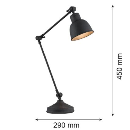 Argon 3197 - Tischlampe EUFRAT 1xE27/15W/230V