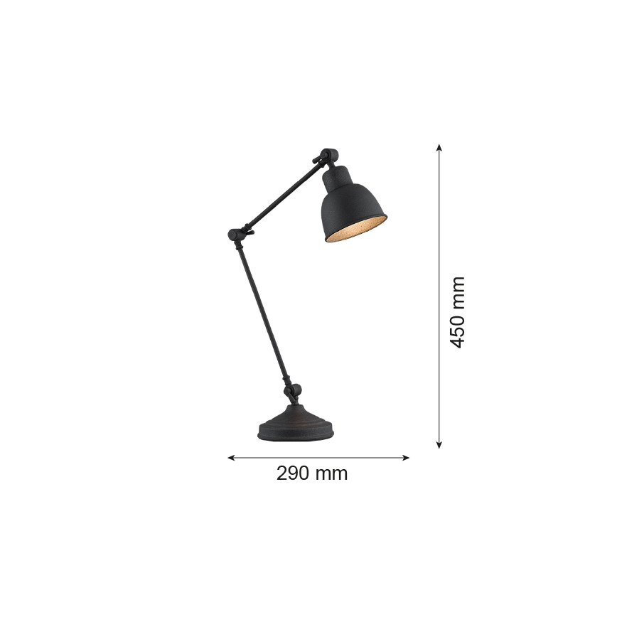 Argon 3197 - Tischlampe EUFRAT 1xE27/15W/230V
