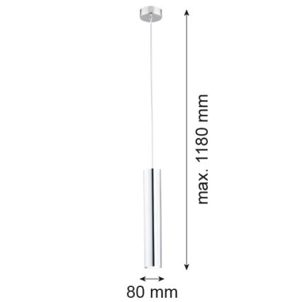 Argon 3628 - Decken-Hängeleuchte GOMERA 1xGU10/50W/230V