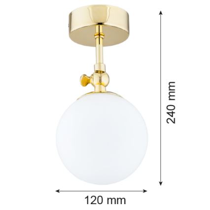 Argon 4001 - Aufputz-Deckenleuchte für Badezimmer LATINA 1xE14/40W/230V IP44