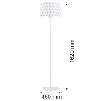 Argon 4129 - Stehlampe MAGIC 1xE27/15W/230V weiß