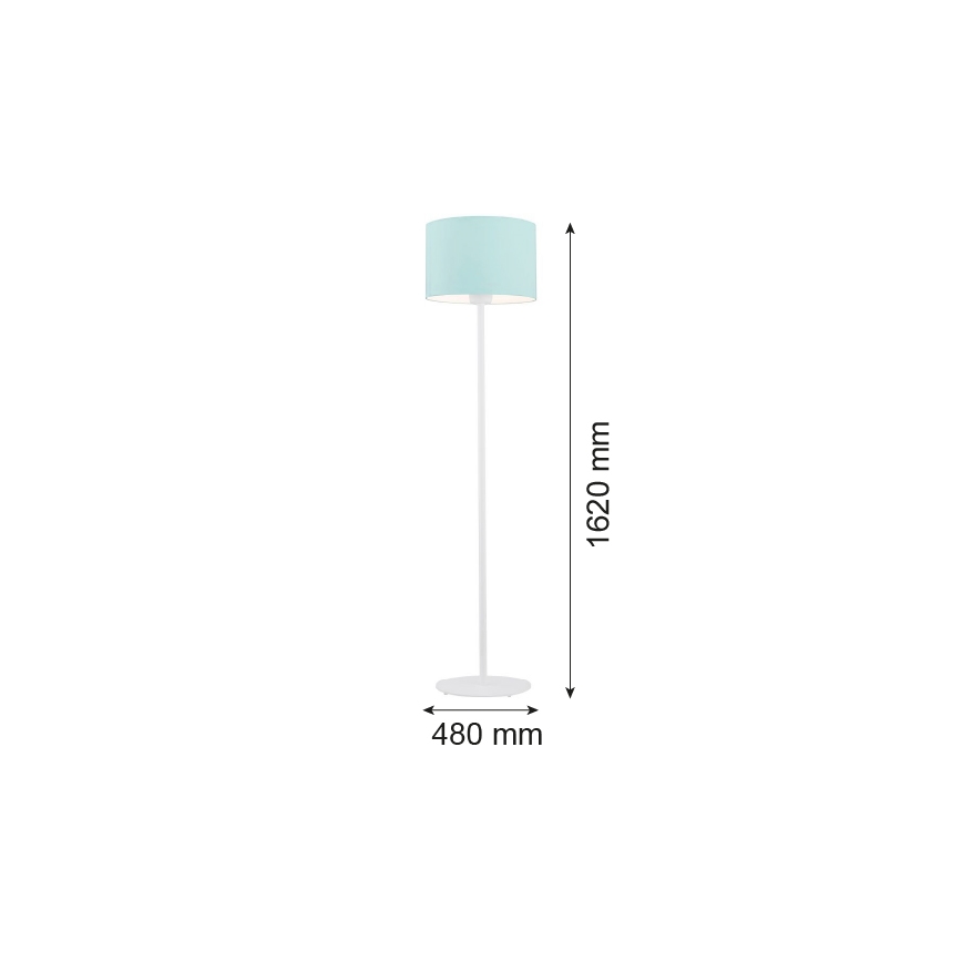 Argon 4131 - Stehlampe MAGIC 1xE27/15W/230V türkisfarbig/weiß