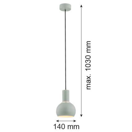 Argon 4214 - Hängeleuchte SINES 1xE27/15W/230V grün