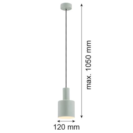 Argon 4217 - Hängeleuchte SINES 1xE27/15W/230V Durchschn. 12 cm grün