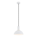 Argon 4220 - Hängeleuchte an Seil SINES 1xE27/15W/230V Ø 28 cm weiß