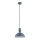 Argon 4221 - Hängeleuchte an Seil SINES 1xE27/15W/230V Ø 28 cm blau