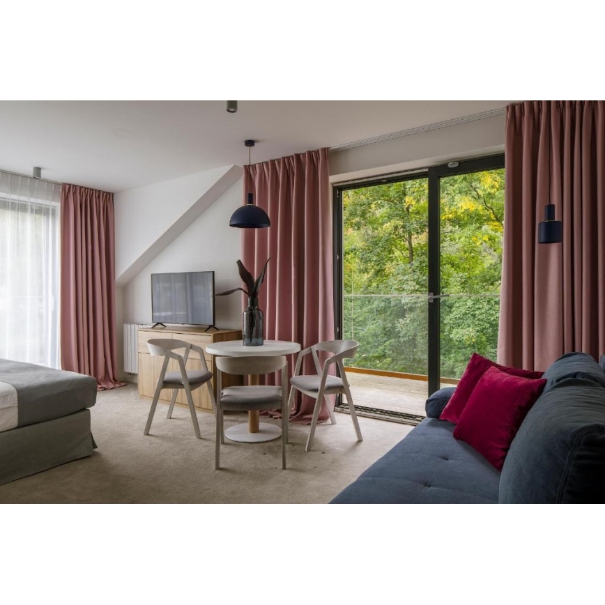 Argon 4222 - Hängeleuchte an Kabel SINES 1xE27/15W/230V Ø 28 cm schwarz