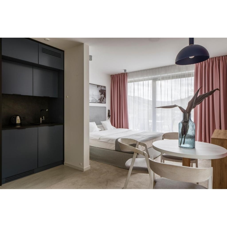 Argon 4222 - Hängeleuchte an Kabel SINES 1xE27/15W/230V Ø 28 cm schwarz