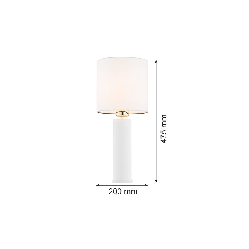 Argon 4231 - Tischlampe ALMADA 1xE27/15W/230V weiß