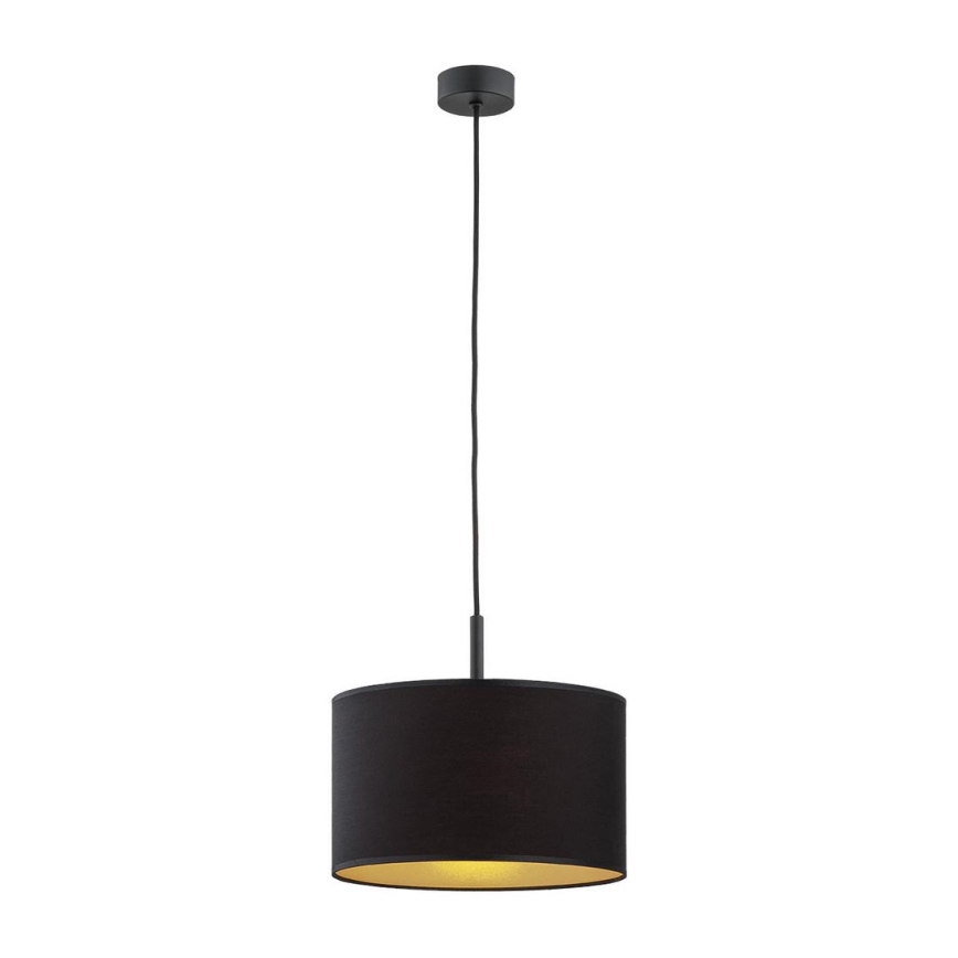 Argon 4341 - Hängeleuchte an Kabel KARIN 1xE27/15W/230V schwarz/gold