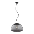 Argon 4350 - Hängeleuchte an Seil TRINI 1xE27/15W/230V Ø 40 cm schwarz