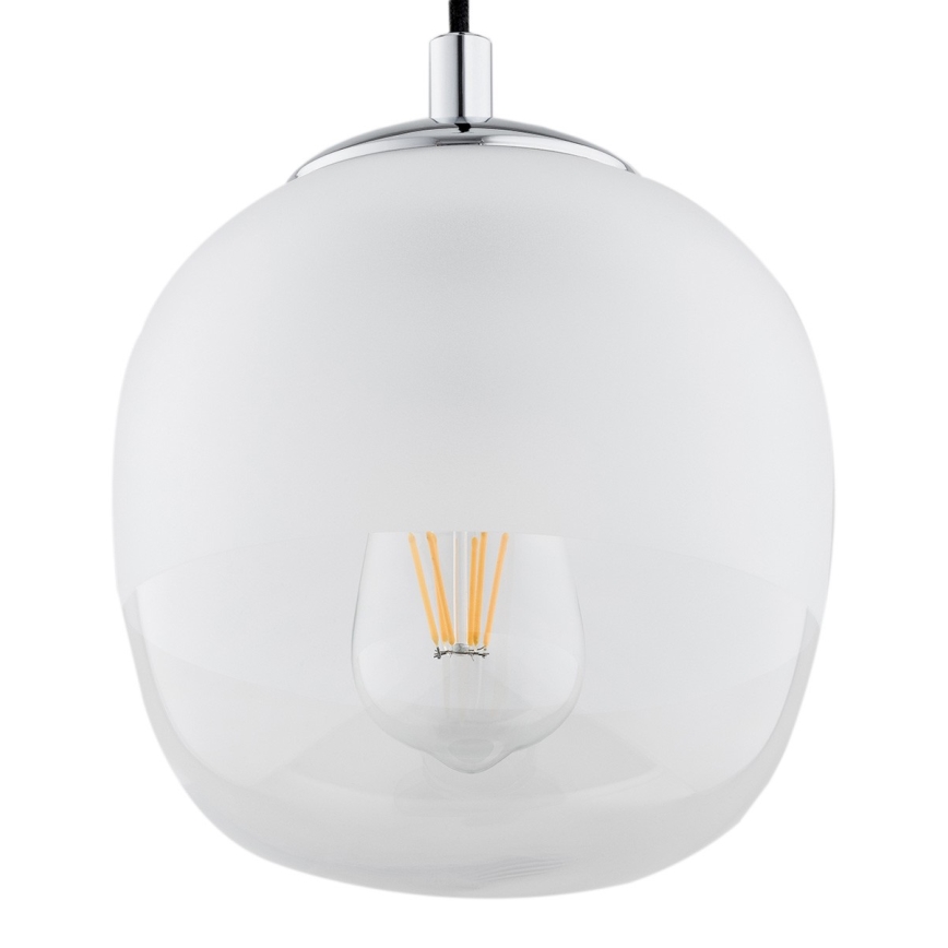 Argon 4676 - Kronleuchter an Schnur BALTIMORE 1xE27/15W/230V chrom glänzend