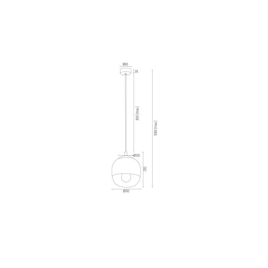 Argon 4676 - Kronleuchter an Schnur BALTIMORE 1xE27/15W/230V chrom glänzend