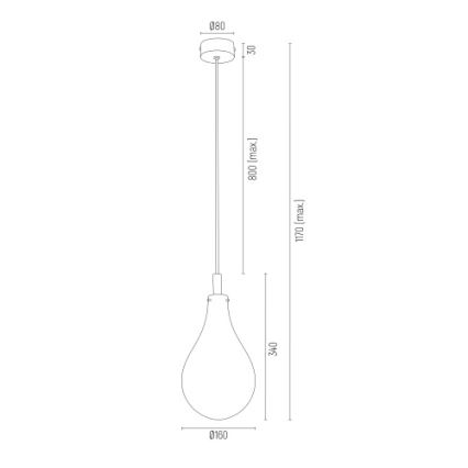 Argon 4716 - Hängeleuchte OAKLAND 1xG9/6W/230V