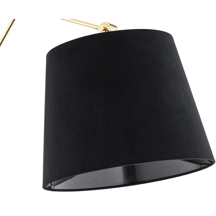 Argon 4898 - Wandlampe ZAKYNTOS PLUS 1xE27/15W/230V schwarz/gold