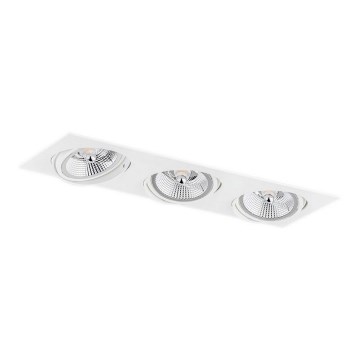 Argon 6115 - Deckenleuchte OLIMP 3xGU10-AR111/12W/230V weiß