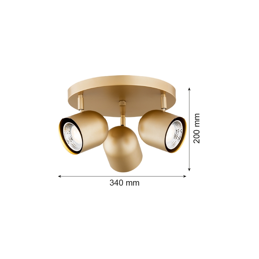 Argon 6249 - Strahler ISOLA 3xGU10/5W/230V