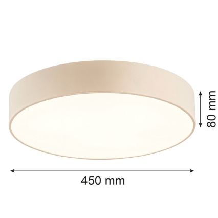 Argon 6365 - Deckenleuchte DARLINGOS 3xE27/15W/230V Ø 45 cm beige