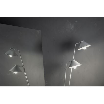 Argon 7074 - Stehlampe GABIAN 2xE27/15W/230V weiß
