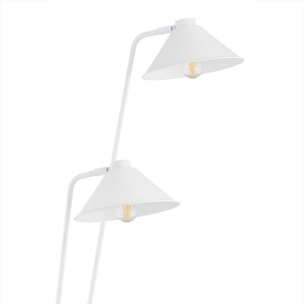 Argon 7074 - Stehlampe GABIAN 2xE27/15W/230V weiß