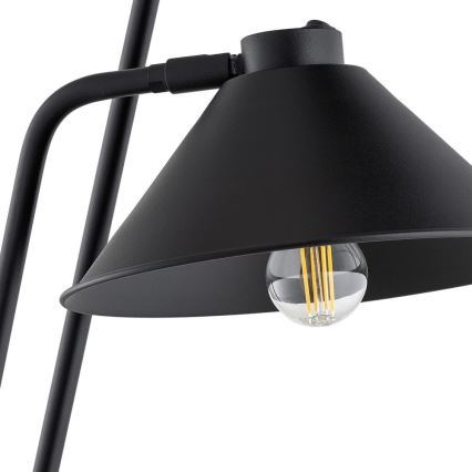 Argon 7075 - Bodenlampe GABIAN 2xE27/15W/230V schwarz