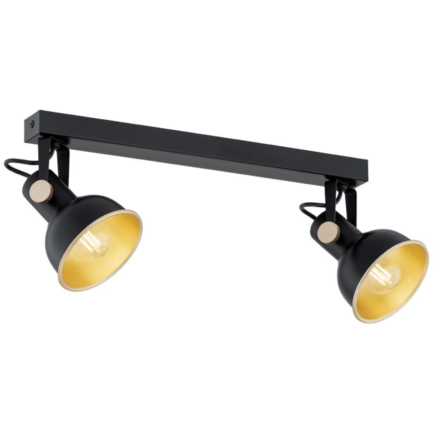 Argon 7142 - Strahler LENORA 2xE14/7W/230V schwarz