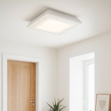 Argon 7266 - Deckenleuchte TABOR 2xE27/15W/230V 32x32 cm weiß