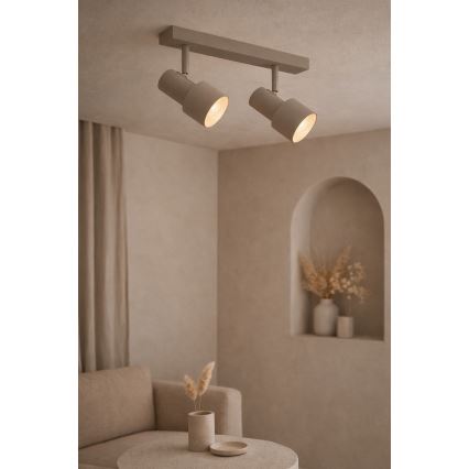 Argon 7294 - Deckenspot DOR 2xE27/15W/230V beige