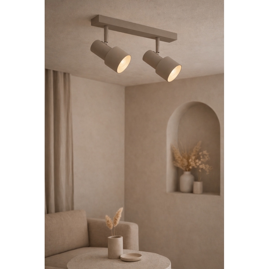 Argon 7294 - Deckenspot DOR 2xE27/15W/230V beige