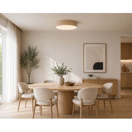 Argon 7296 - Deckenleuchte DARLINGOS 2xE27/15W/230V Ø 25 cm beige