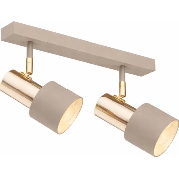 Argon 7299 - Spotleuchte DOR 2xE27/15W/230V gold/beige