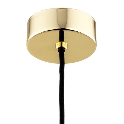 Argon 8004 - Hängeleuchte PASADENA 1xE27/15W/230V gold/weiß