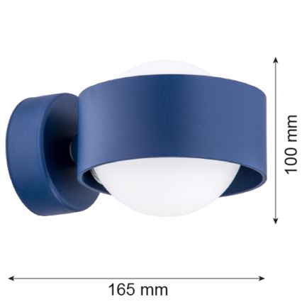 Argon 8061 - Wandlampe MASSIMO PLUS 1xG9/6W/230V blau