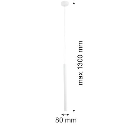 Argon 8066 - Hängeleuchte an Kabel ETNA 1xG9/6W/230V weiß