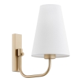 Argon 8312 - Wandlampe SAFIANO 1xE27/15W/230V golden