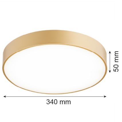 Argon 8349 - LED-Deckenleuchte TIAMO LED/22W/230V 4000K golden