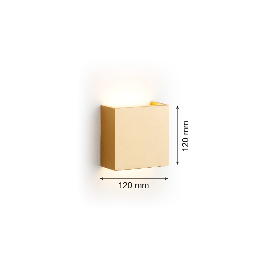 Argon 8360 - LED-Wandbeleuchtung GENT LED/3,6W/230V 3000K golden