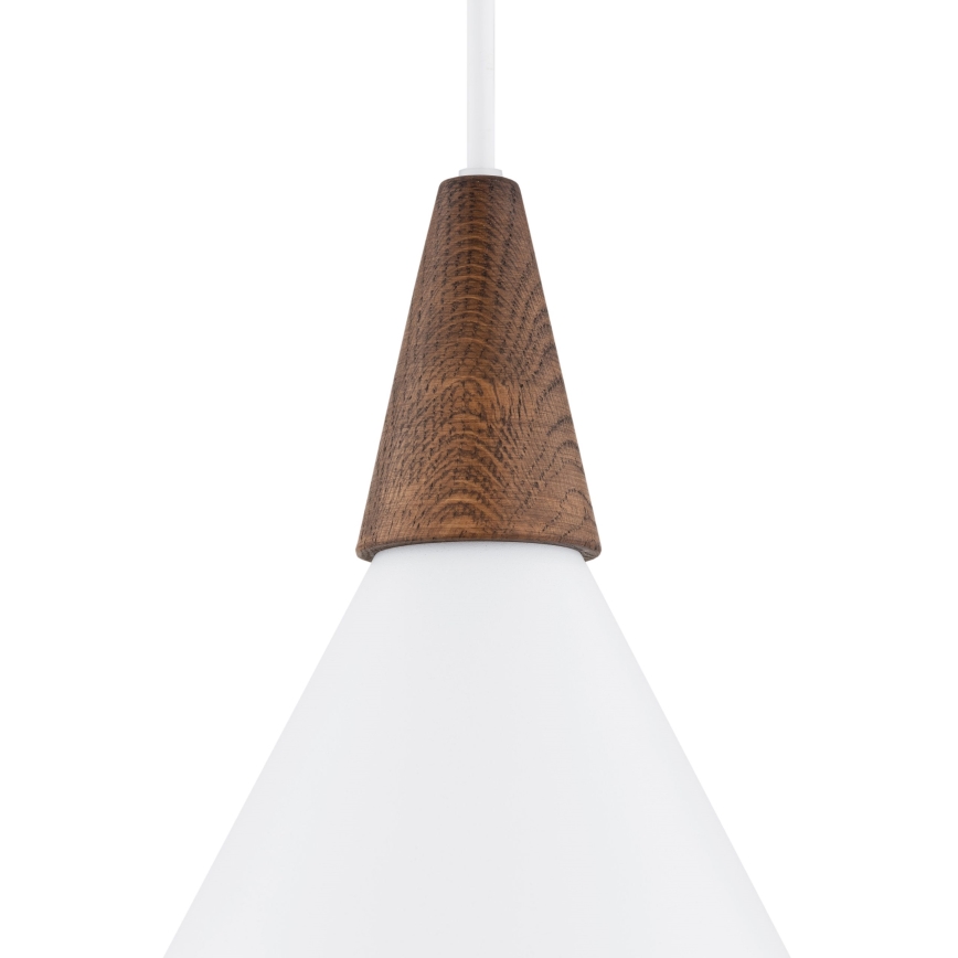 Argon 8631 - Hängeleuchte KEGEL 1xE27/15W/230V weiß
