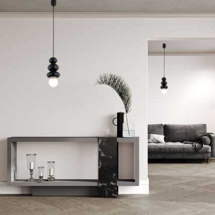 Argon 8788 - Badezimmer-Pendelleuchte an Kabel ORLANDO PLUS 1xG9/6W/230V IP44 schwarz